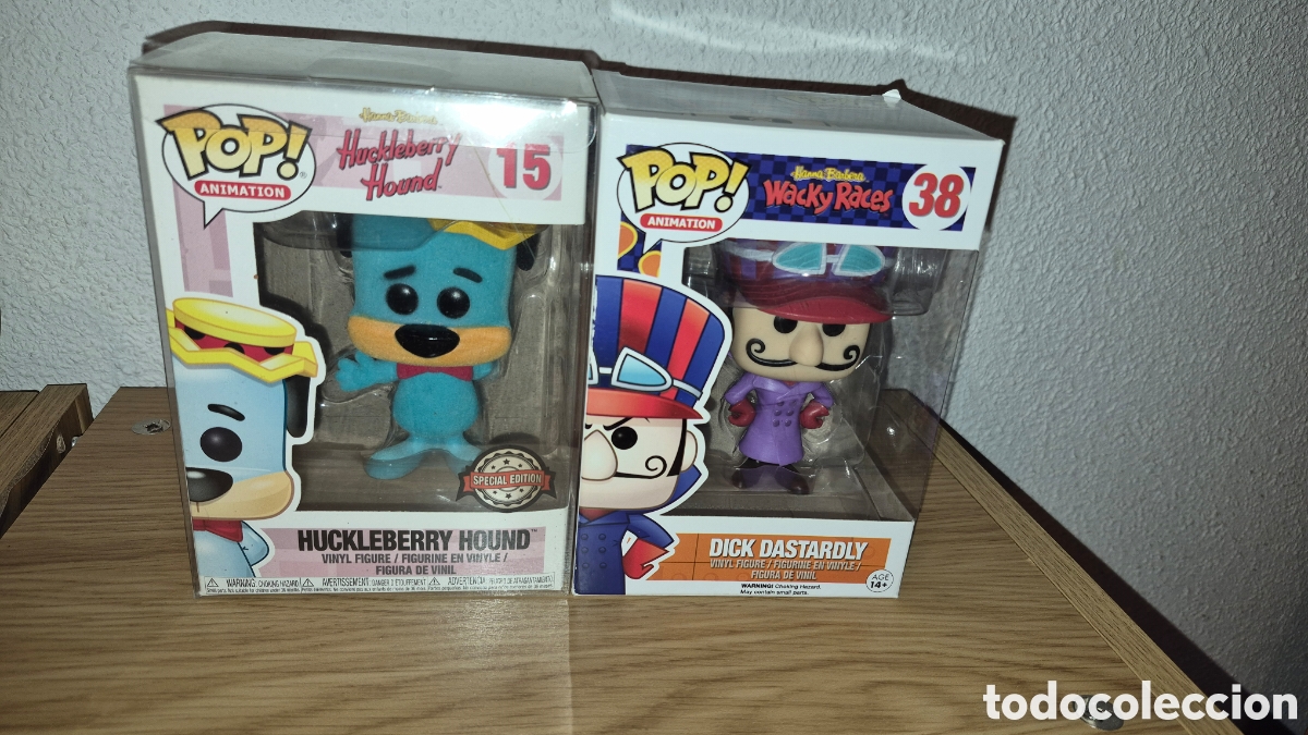 Funko Pop: 2 Funkos Pop Dick Dastardly y Huckleberry Hound