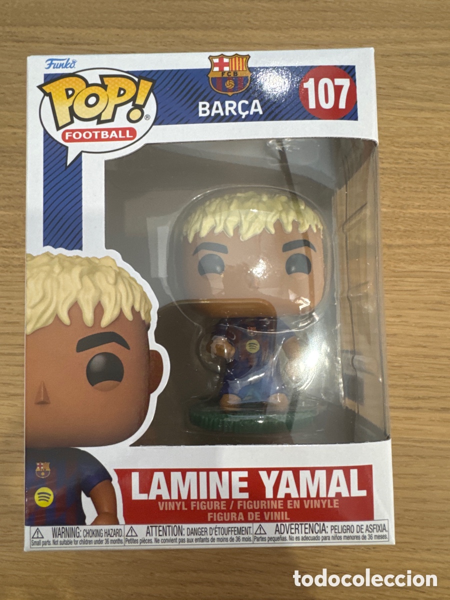Funko Pop: Figura Lamine Yamal FC Barcelona Bar&ccedil;a POP Funko 107