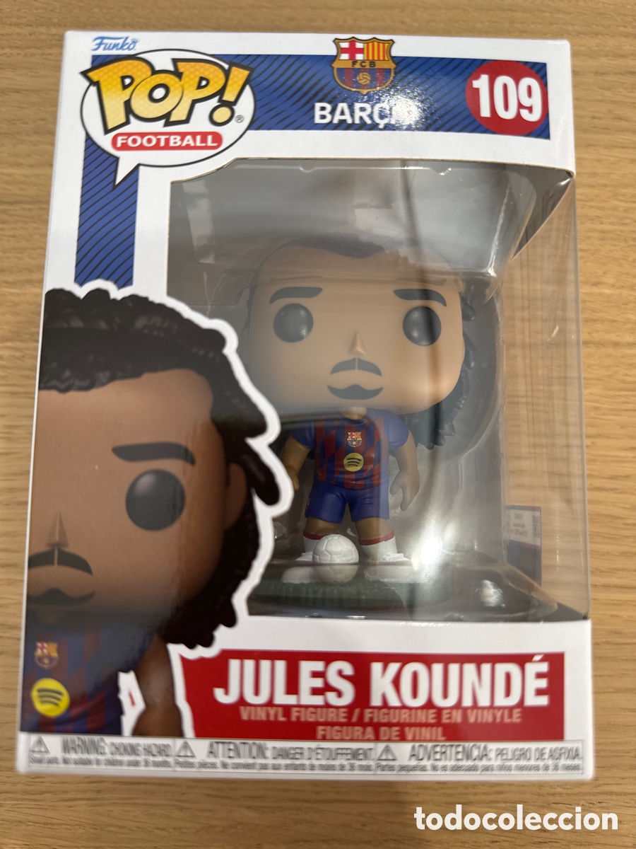 Funko Pop: Figura Jules Kounde FC Barcelona Bar&ccedil;a POP Funko 109
