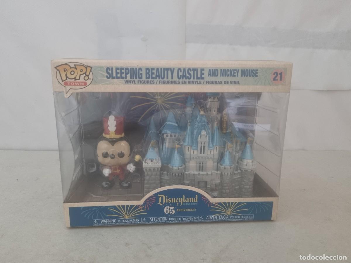Funko Pop: Funko pop n&uacute;mero 21 Disneyland 65 aniversario Mickey y el castillo de la bella durmiente