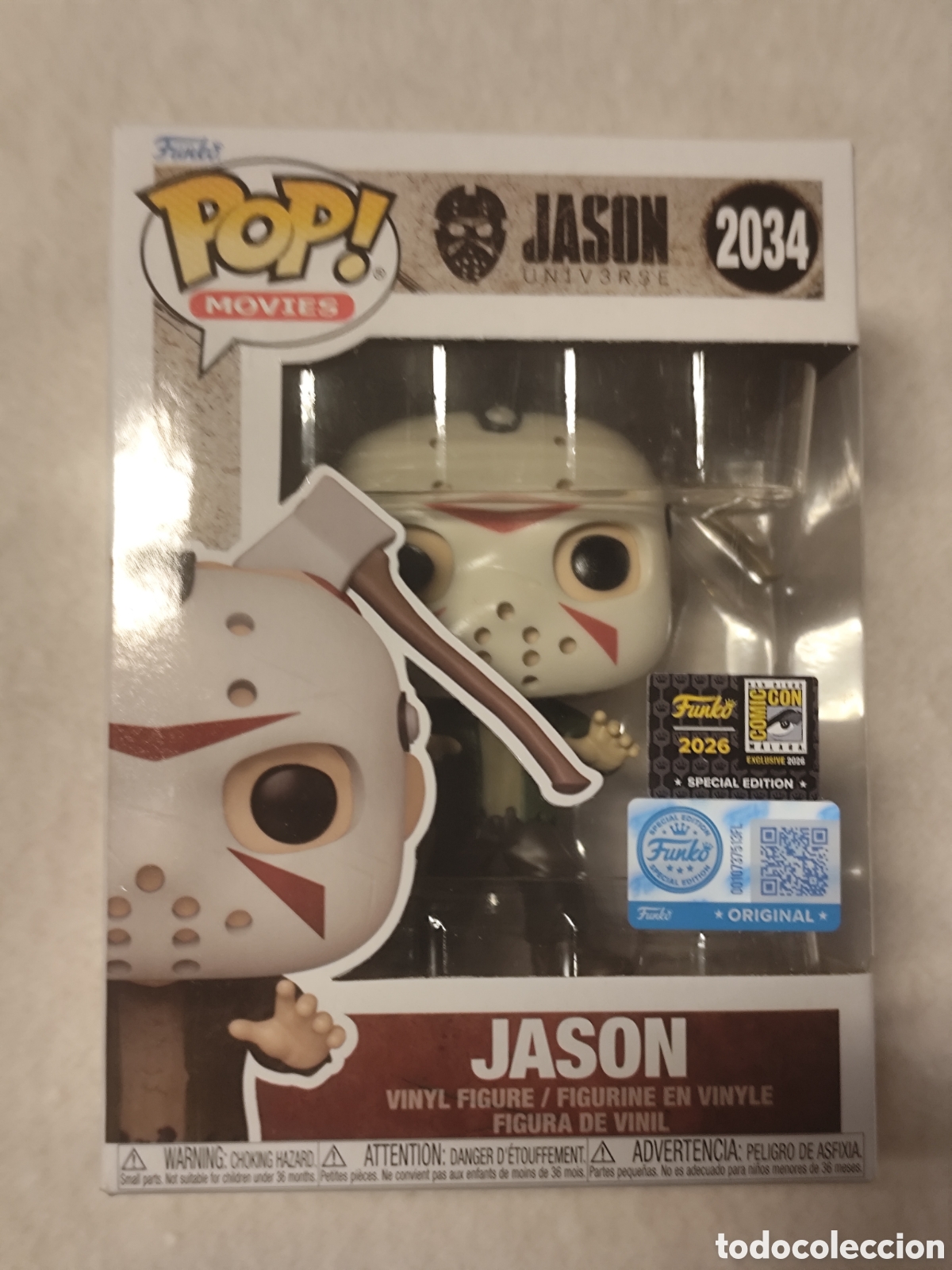 Funko Pop: Funko exclusivo Jason SanDiego Comic-con Malaga