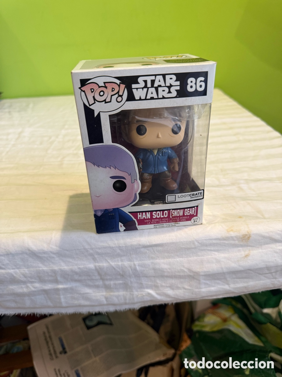 Funko Pop: FUNKO POP STAR WARS HAN SOLO SNOW GEAR N&ordm; 86 &ndash; LOOT CRATE EXCLUSIVO 2015