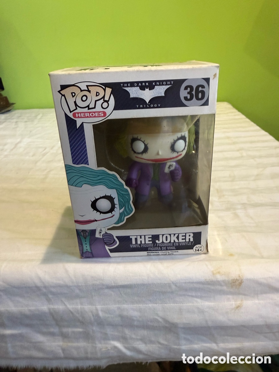 Funko Pop: FUNKO POP THE JOKER N&ordm; 36 &ndash; BATMAN THE DARK KNIGHT TRILOGY 2013 ORIGINAL
