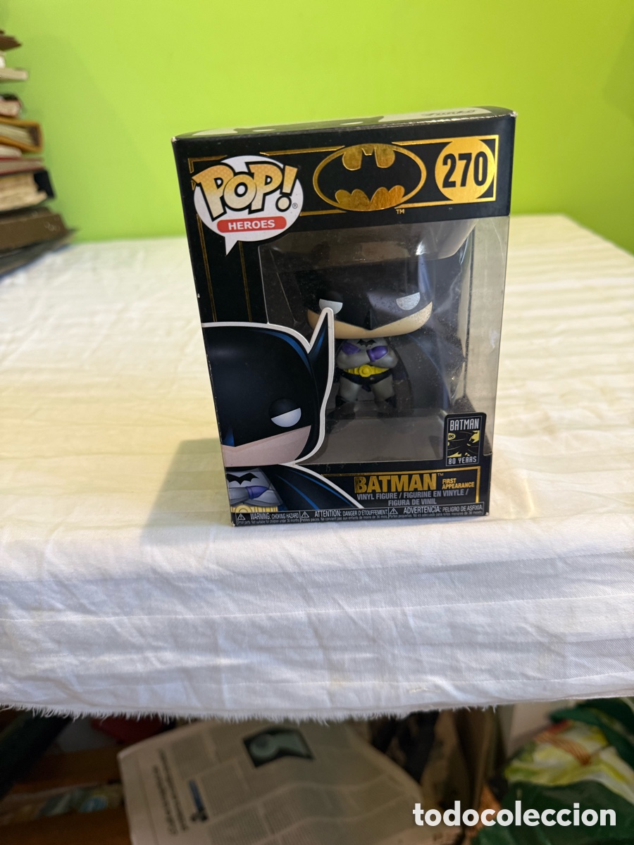 Funko Pop: FUNKO POP BATMAN FIRST APPEARANCE N&ordm; 270 &ndash; 80 ANIVERSARIO DC COMICS 2019
