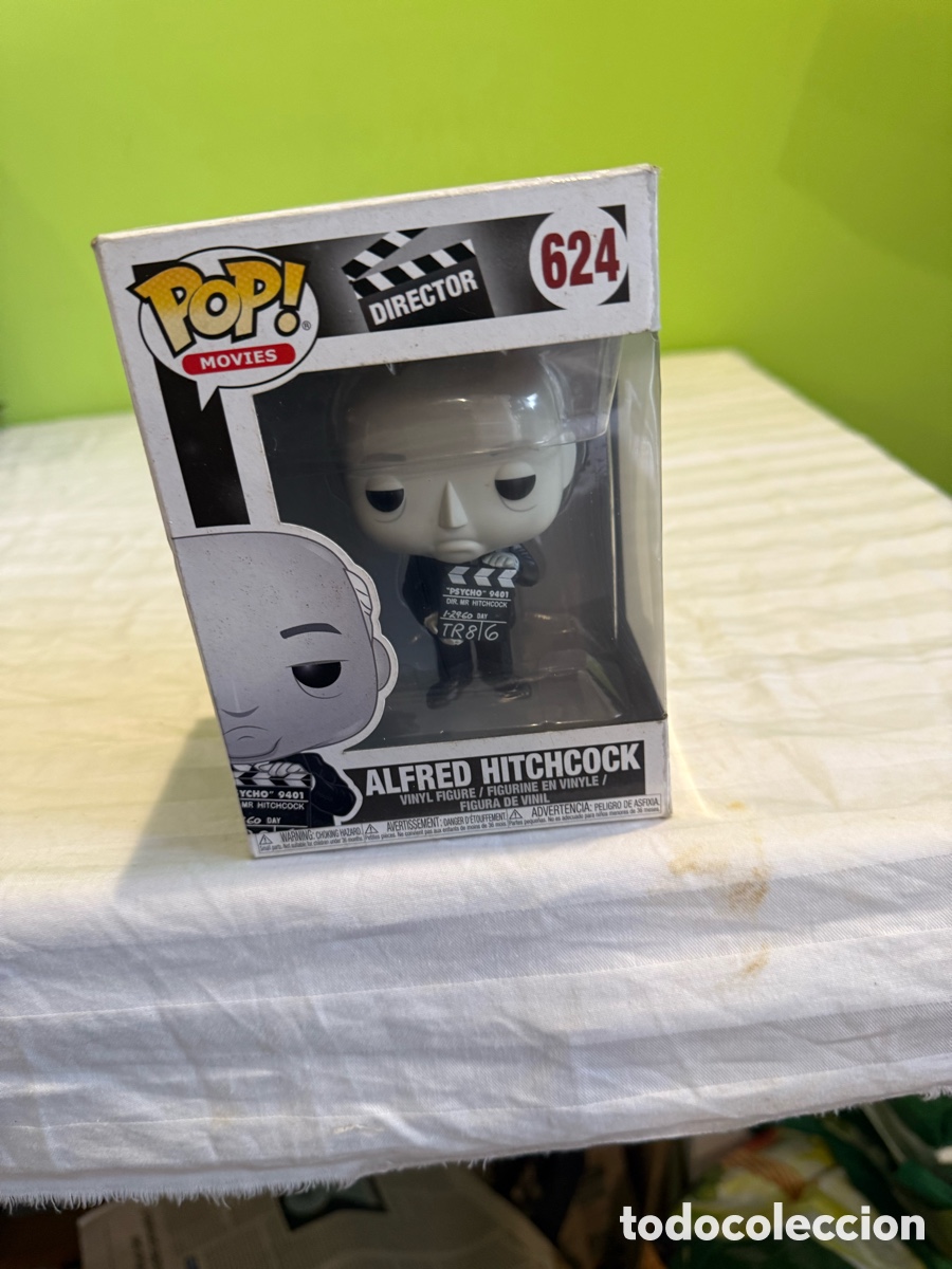 Funko Pop: FUNKO POP ALFRED HITCHCOCK N&ordm; 624 &ndash; DIRECTOR PSYCHO CINE CL&Aacute;SICO 2018 ORIGINAL