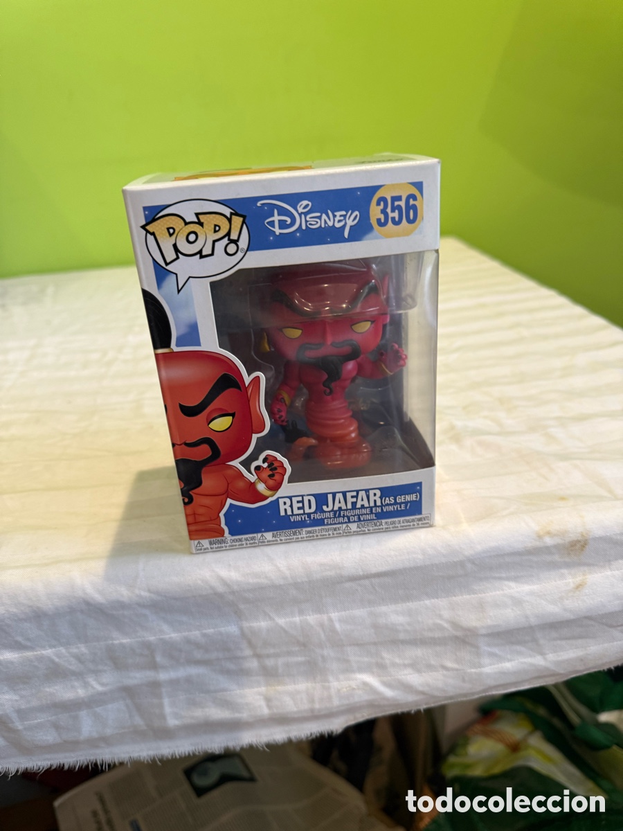 Funko Pop: FUNKO POP DISNEY ALADDIN RED JAFAR GENIO N&ordm; 356 &ndash; ORIGINAL 2017
