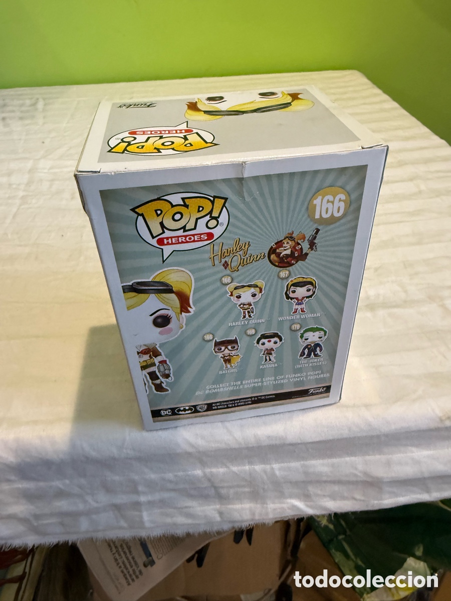Funko Pop: FUNKO POP HARLEY QUINN N&ordm; 166 &ndash; DC COMICS BOMBSHELLS ORIGINAL 2017 - Foto 4