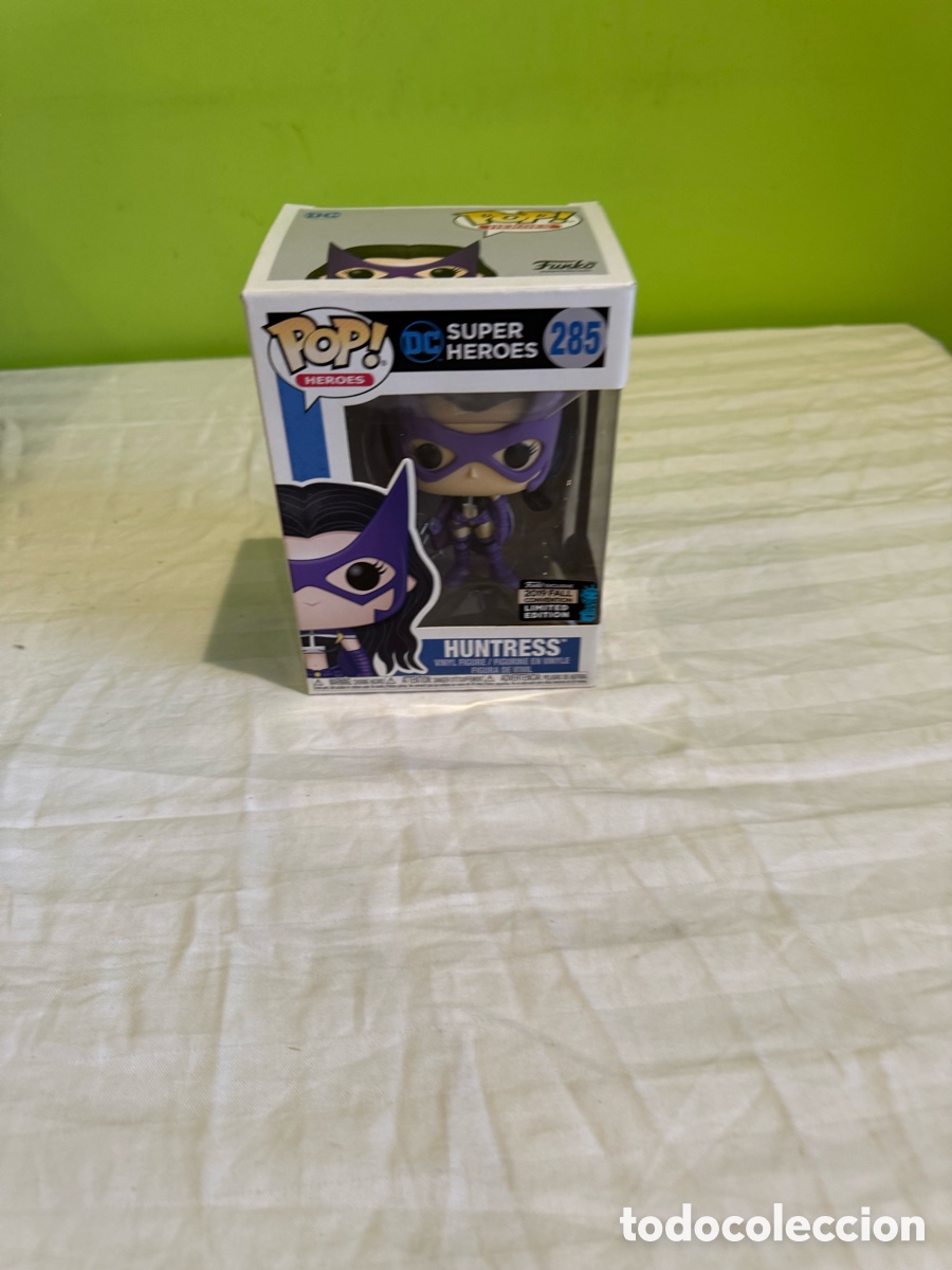 Funko Pop: Funko Pop Huntress N&ordm; 285 DC Super Heroes &ndash; Edici&oacute;n Limitada 2019 NYCC