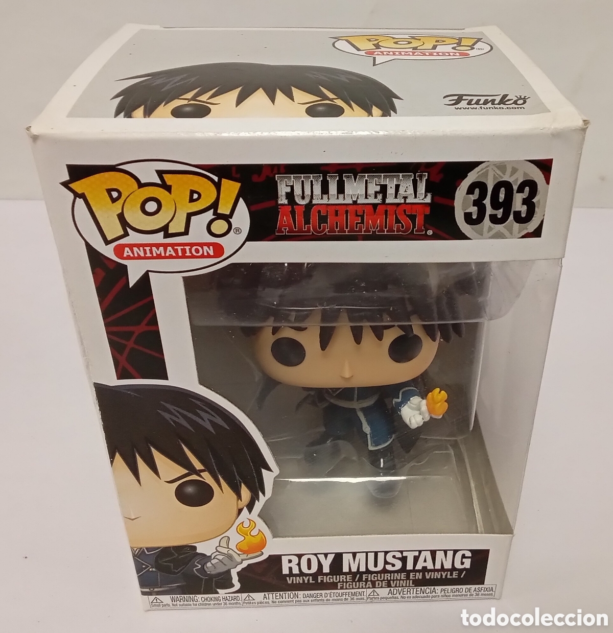 Funko Pop: Figura Roy Mustang Full metal Alchemist Funko Pop 393