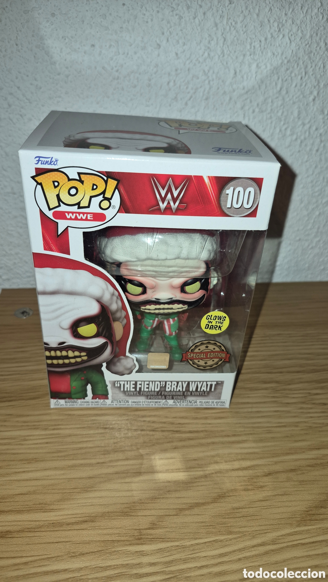 Funko Pop: Antiguo Funko Pop The Fiend Bray Wyatt wrestling wwe wwf wrestler n&uacute;mero 100