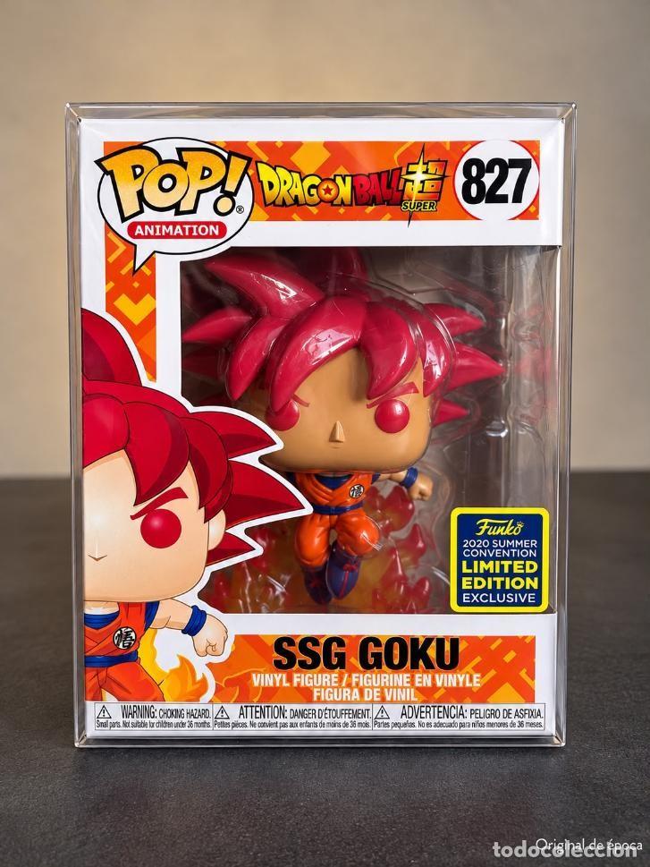 Funko Pop: (PK-09) FUNKO POP! SSG GOKU #827 &ndash; DRAGON BALL SUPER
