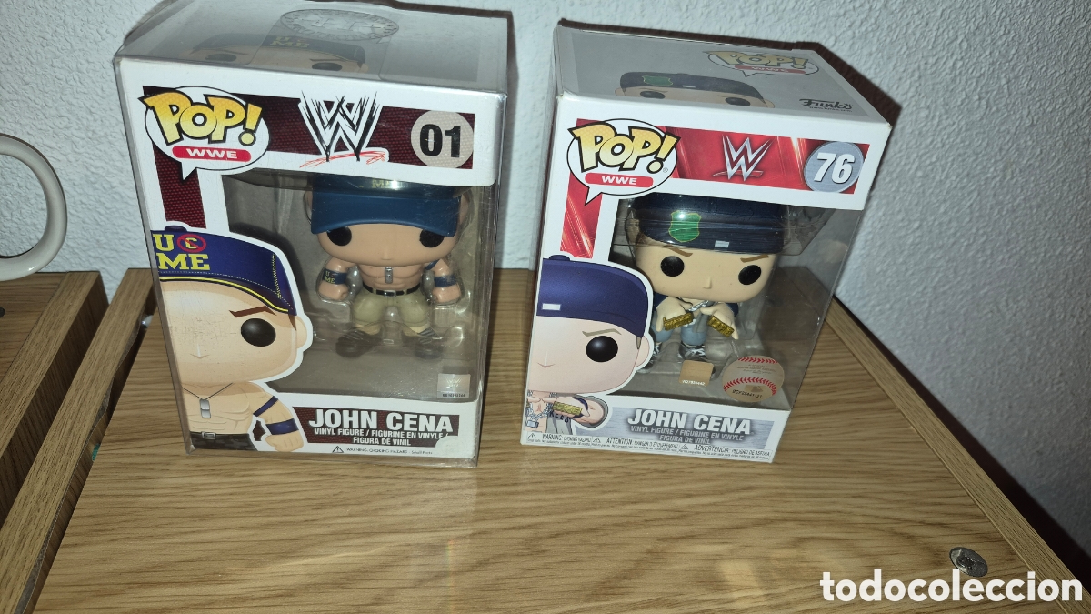 Funko Pop: Lote de 2 Funko Pop John Cena wrestling wwe wwf Pressing catch wrestler