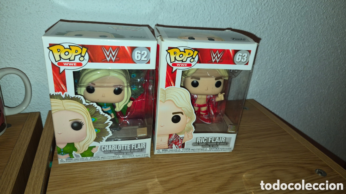 Funko Pop: Lote de 2 Funko Pop Charlotte y Ric Flair wrestling wwe wwf Pressing catch wrestler