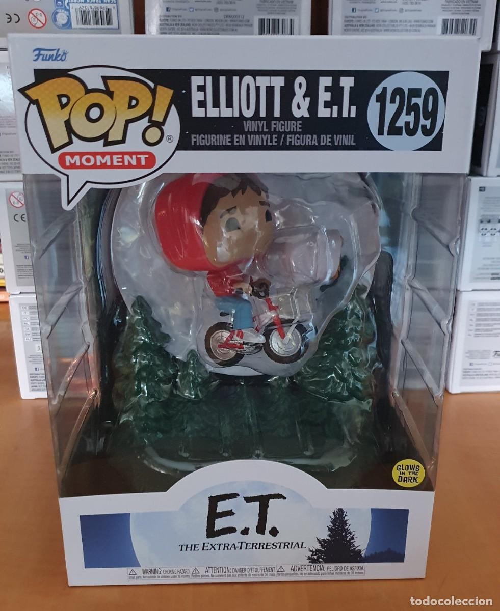 Funko Pop: Funko POP Moment 1259 Elliot & E.T. Glows in the dark. En perfecto estado.