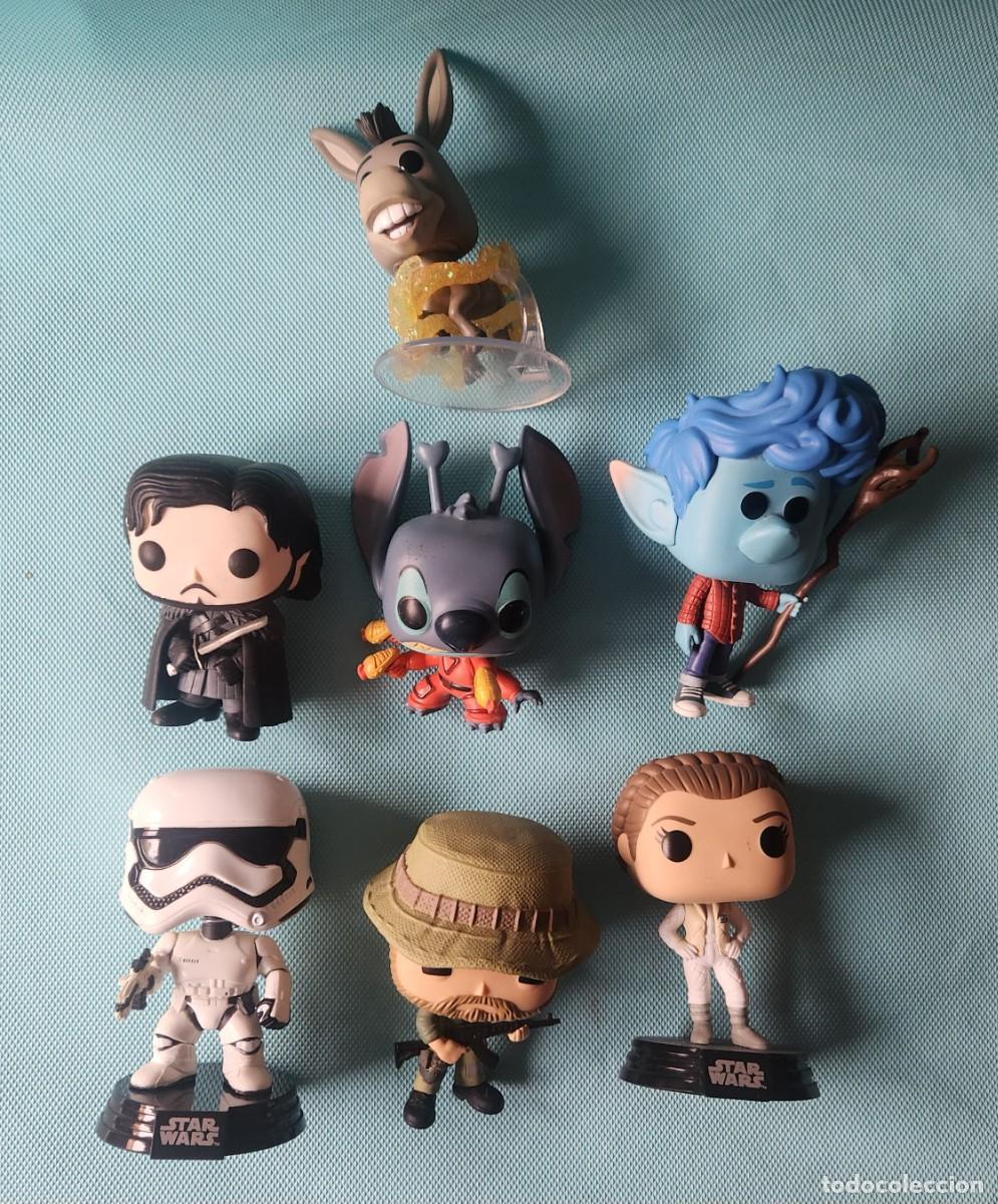Funko Pop: FUNKO POP lote de 7 figuras LEER DESCRIPCION - Asno - Stormtrooper - Leia - Call of Duty -John Snow