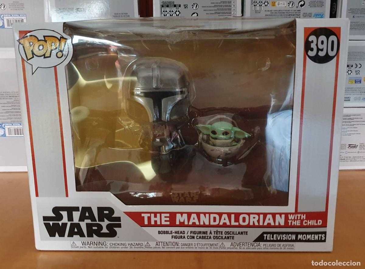 Funko Pop: Funko POP star wars the mandalorian with the child 390. En perfecto estado.