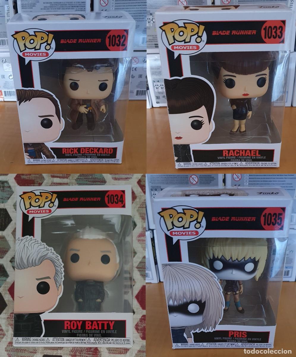 Funko Pop: Funko POP Movies LOTE Blade Runner. 1032 Rick Deckard 1033 Rachael 1034 Roy Batty 1035 Pris.