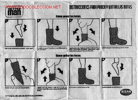 Geyperman: GEYPERMAN: INSTRUCCIONES para poner y quitar las BOTAS - Foto 1