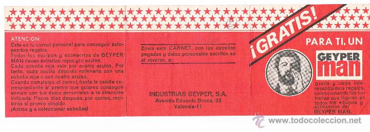 Geyperman: CARNET GEYPERMAN ANTIGUO GEYPER MAN **- - Foto 2