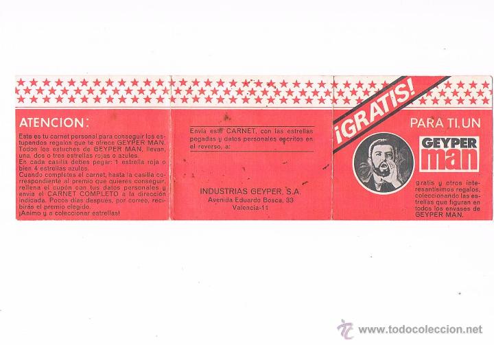 Geyperman: CARNET GEYPERMAN PUNTOS CARTILLA ESTRELLAS - Foto 1