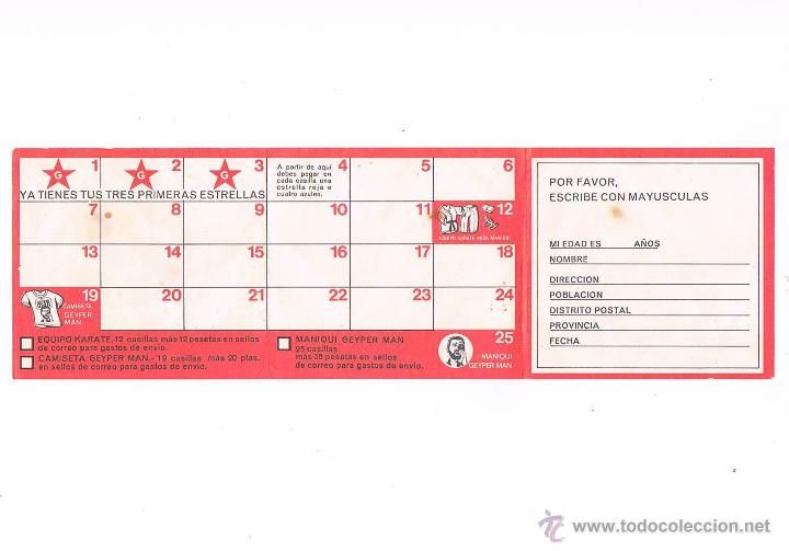 Geyperman: CARNET GEYPERMAN PUNTOS CARTILLA ESTRELLAS - Foto 2
