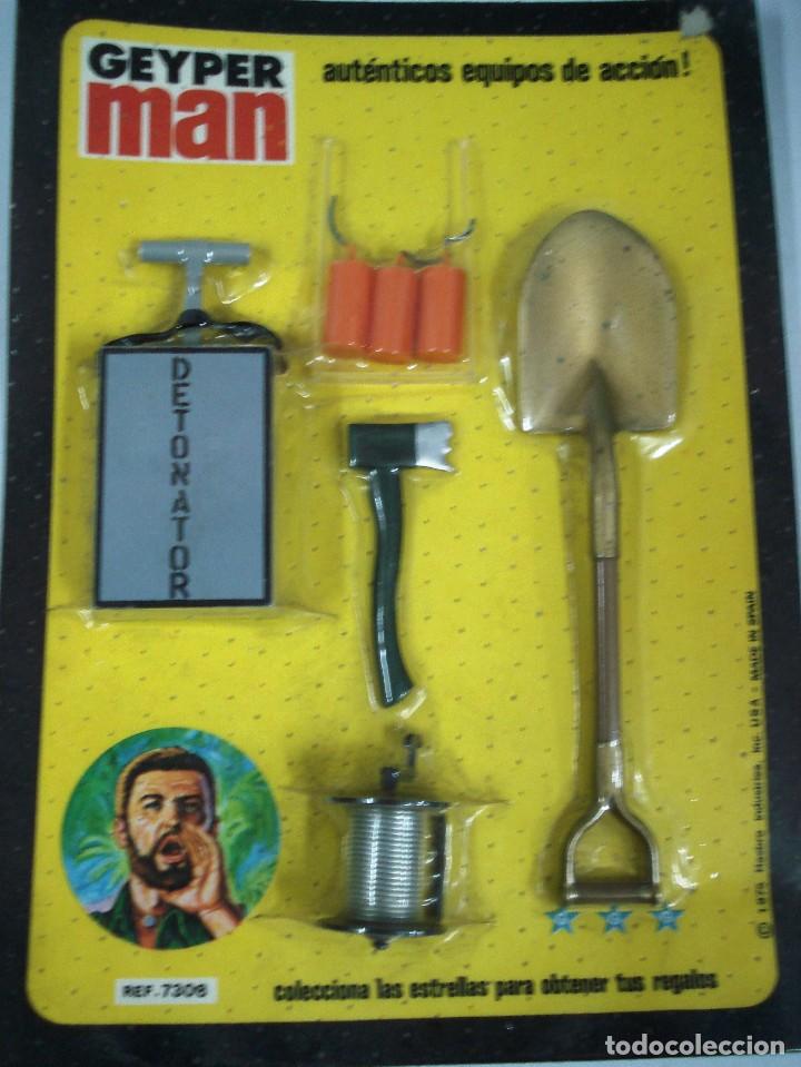 Geyperman: GEYPERMAN COMPLEMENTOS EXPLOSIVOS. SERIE EQUIPOS DE ACCI&Oacute;N. SIN ABRIR. PERFECTO ESTADO - Foto 1