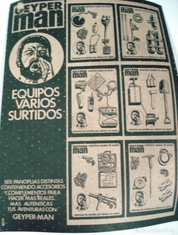 Geyperman: GEYPERMAN COMPLEMENTOS EXPLOSIVOS. SERIE EQUIPOS DE ACCI&Oacute;N. SIN ABRIR. PERFECTO ESTADO - Foto 2