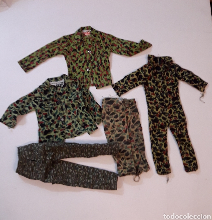 Geyperman: GEYPERMAN Y ACTION MAN LOTE VESTIMENTA CAMUFLADA - Foto 1