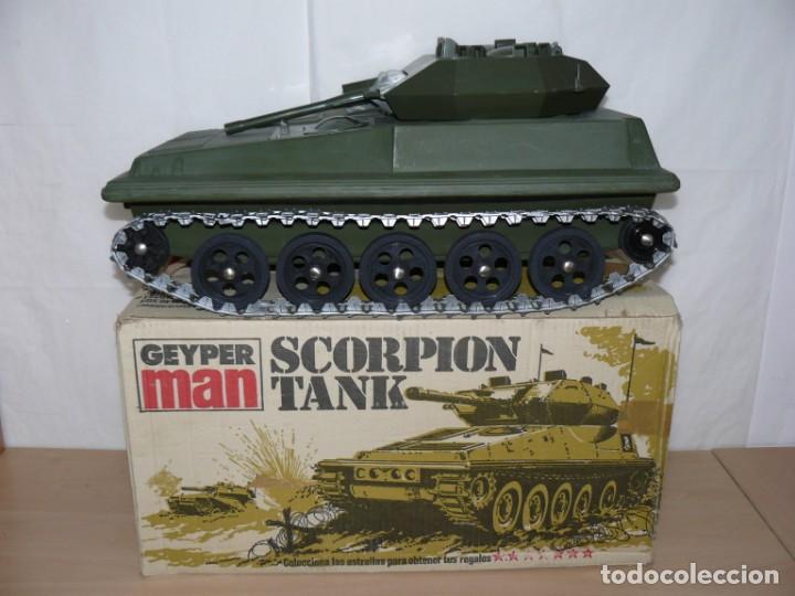 Palitoy vintage Action Man Scorpion Tanque Repuesto Solo Cuerpo Buen Estado 
