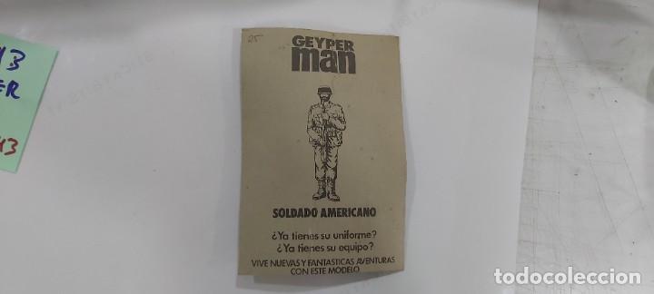 Geyperman: ANTIGUO GEYPERMAN ORIGINAL AL 100 % BLISTER O PANOPLIA REF 7308 - Foto 2