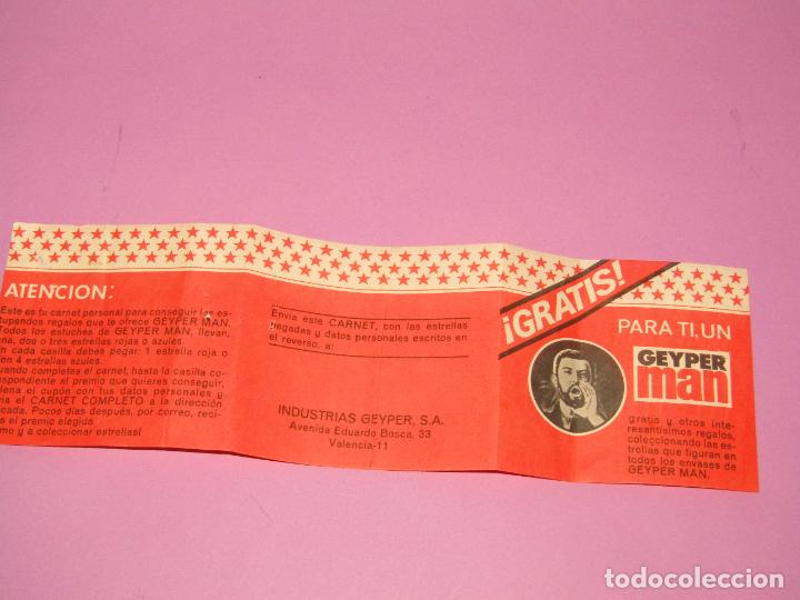 Geyperman: Antiguo &Aacute;lbum Tr&iacute;ptico para Estrellas de GEYPERMAN Original - Foto 3