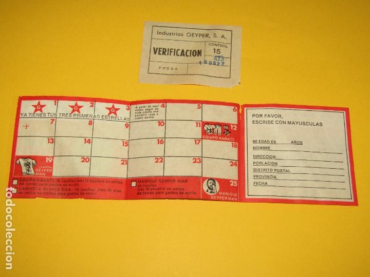 Geyperman: Antiguo Carnet &Aacute;lbum de Estrellas de GEYPERMAN - Foto 2