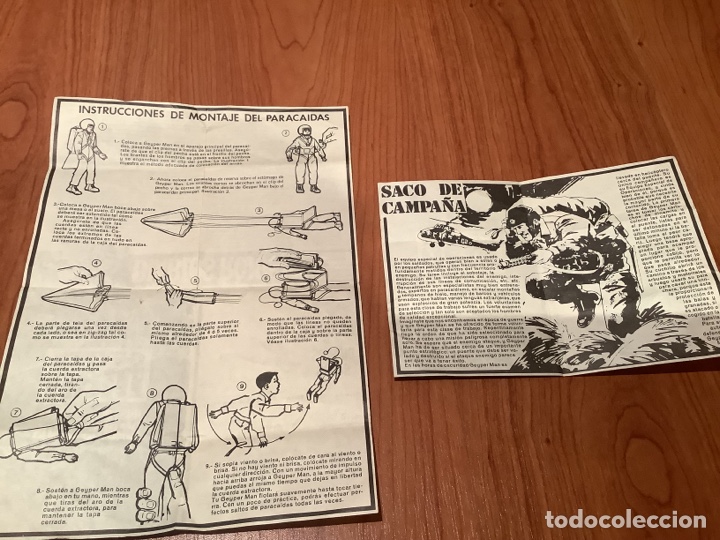 Geyperman: Folletos Originales del Saco de Campa&ntilde;a y Paraca&iacute;das Red Devil Geyperman - Foto 2