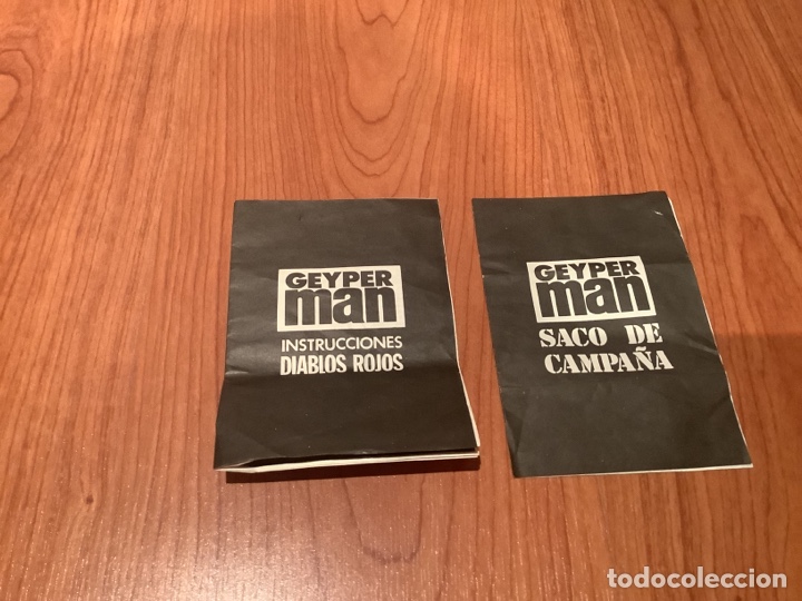 Geyperman: Folletos Originales del Saco de Campa&ntilde;a y Paraca&iacute;das Red Devil Geyperman - Foto 1