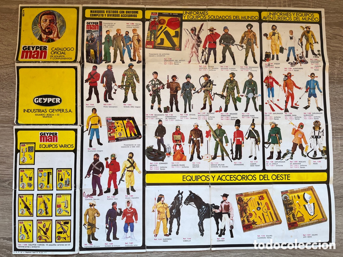 Geyperman: Cat&aacute;logo Folleto Geyperman de 1977 - Foto 1