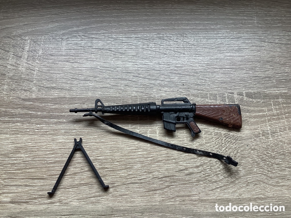 Geyperman: Rifle Metralleta M16 con Bipode del Geyperman Soldado ONU - Foto 2