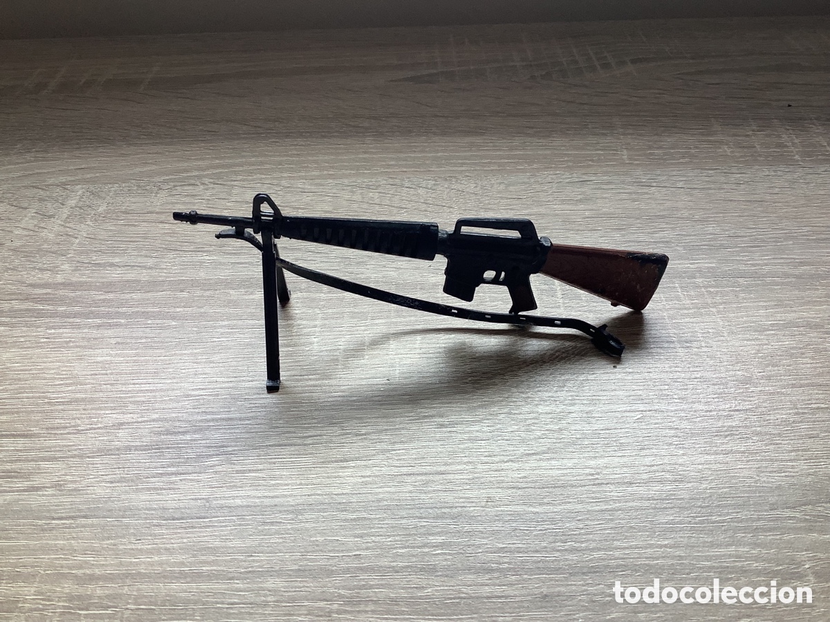 Geyperman: Rifle Metralleta M16 con Bipode del Geyperman Soldado ONU - Foto 1