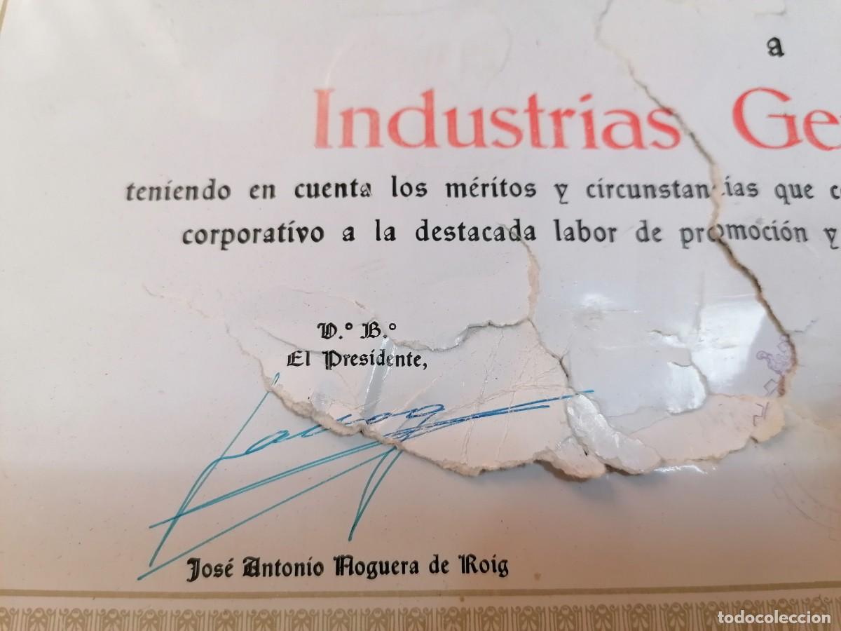 Geyperman: GEYPER CUADRO PREMIO A LA EXPORTACI&Oacute;N 1977. C&Aacute;MARA DE COMERCIO. - Foto 3