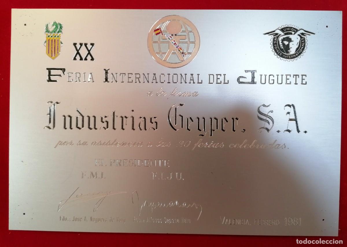 Geyperman: GEYPER CUADRO FERIA INTERNACIONAL DEL JUGUETE 1981 - Foto 8
