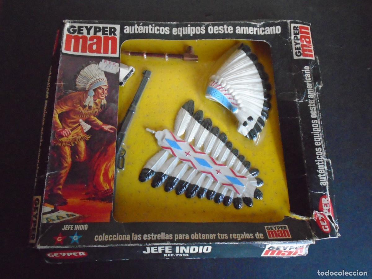Geyperman: (JU-231213)BLISTER GEYPERMAN JEFE INDIO REF.7513 - Foto 1