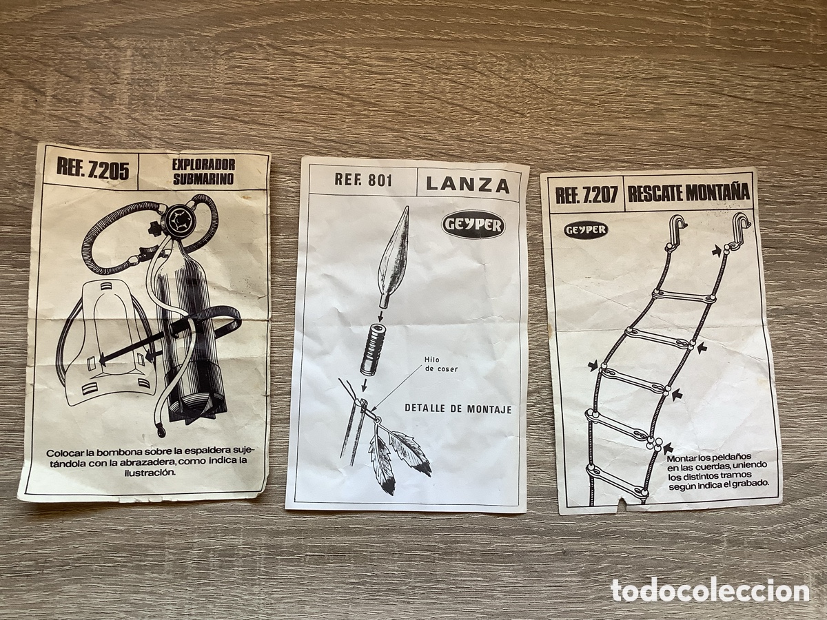 Geyperman: Lote de 3 Folletos de Accesorios Geyperman - Foto 1