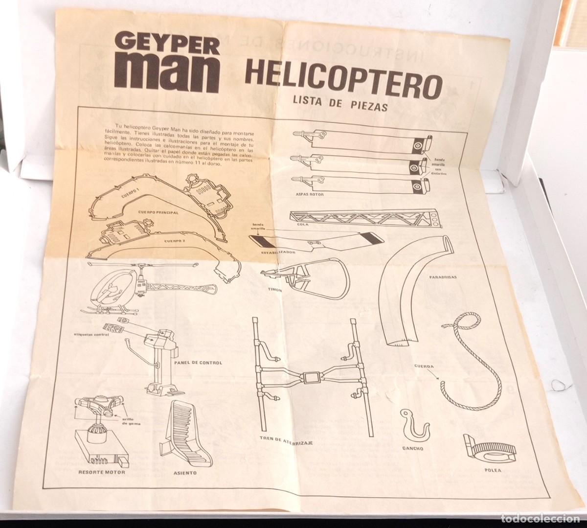 Geyperman: Instrucciones Helic&oacute;ptero Geryperman - Foto 1