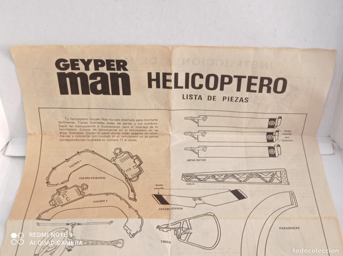 Geyperman: Instrucciones Helic&oacute;ptero Geryperman - Foto 2