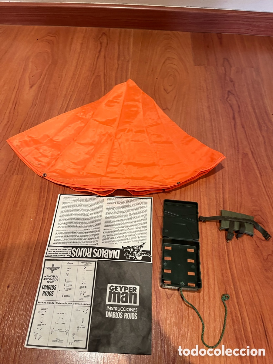 Geyperman: Paraca&iacute;das Naranja del Geyperman Red Devil con las Instrucciones - Foto 2