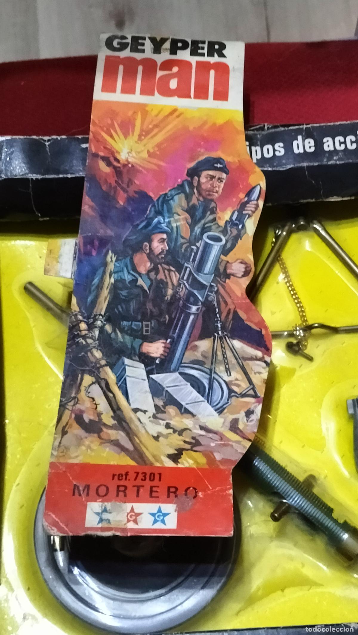 Geyperman: ANTIGUO BLISTER GEYPER MAN, MORTERO - Foto 4
