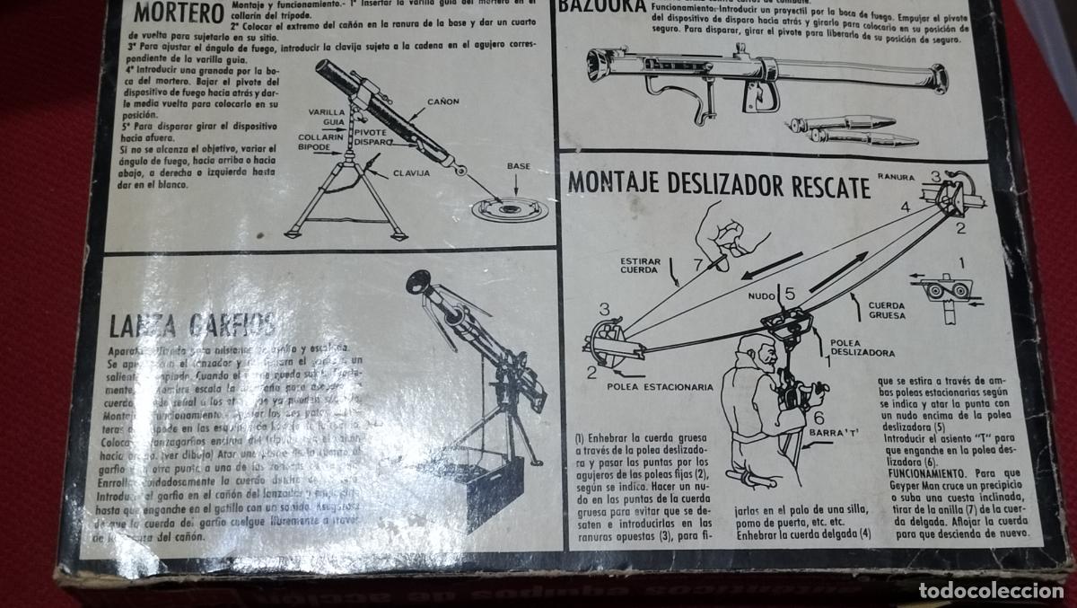 Geyperman: ANTIGUO BLISTER GEYPER MAN, MORTERO - Foto 7