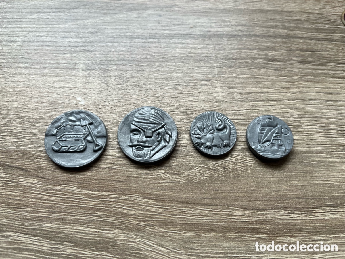 Geyperman: Lote de las 4 Monedas del Buzo Geyperman - Foto 1
