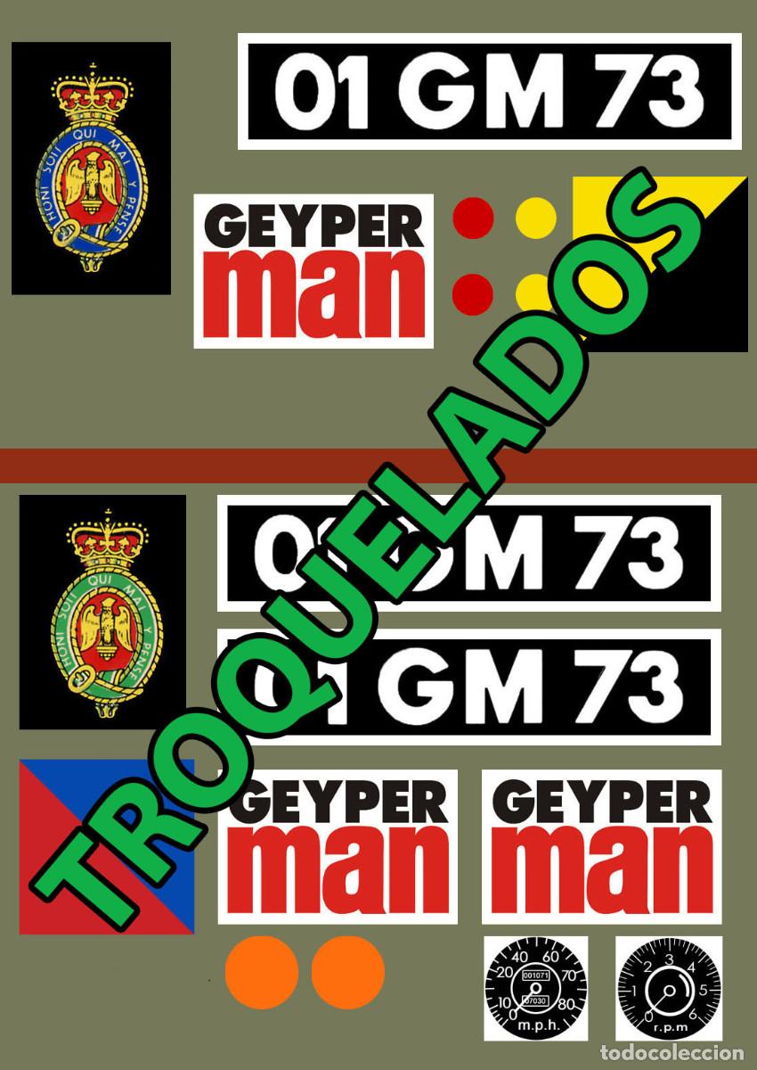 Geyperman: Adhesivos TROQUELADOS - GEYPERMAN - Land Rover Trailer Remolque Militar - REPRO pegatinas