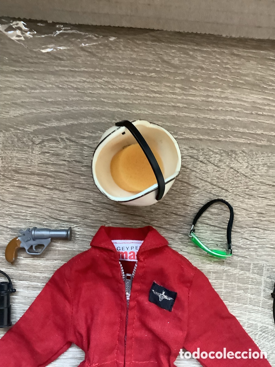 Geyperman: Conjunto del Geyperman Red Devil Paracaidista con la M&aacute;scara de Ox&iacute;geno - Foto 3