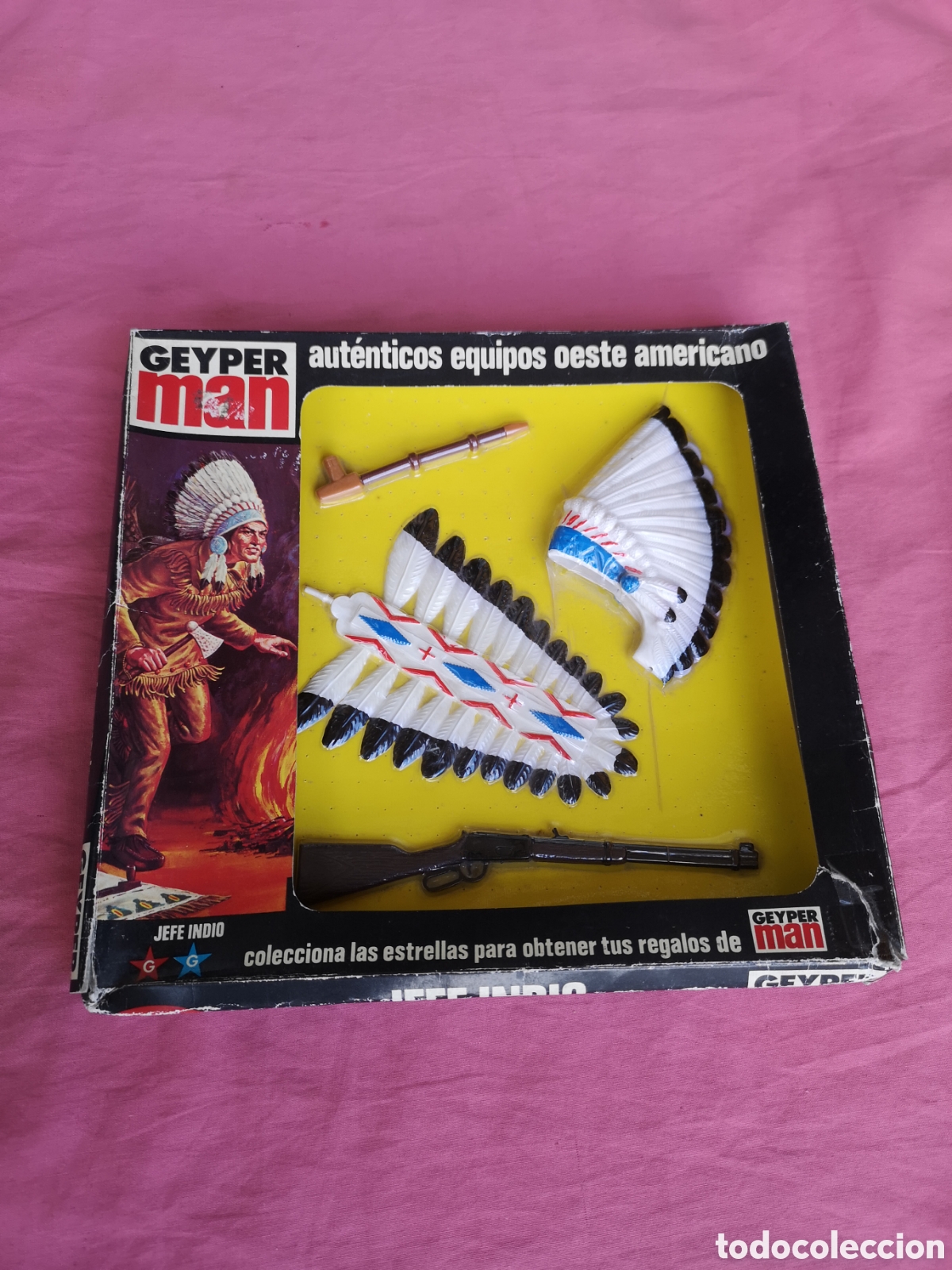Geyperman: Geyper Man. Jefe indio ref. 7513. NUEVO. SIN ABRIR. Geyper 1975.